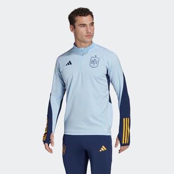 ADIDAS PERFORMANCE Athletic Sweatshirt 'Spain ' in Blue: front