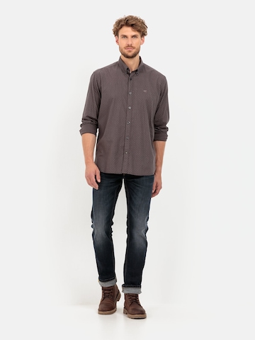 CAMEL ACTIVE Regular fit Button Up Shirt in Grey