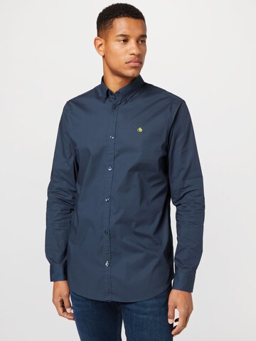 SCOTCH & SODA Regular fit Button Up Shirt in Grey: front
