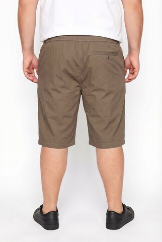 Men Plus Regular Pants in Brown