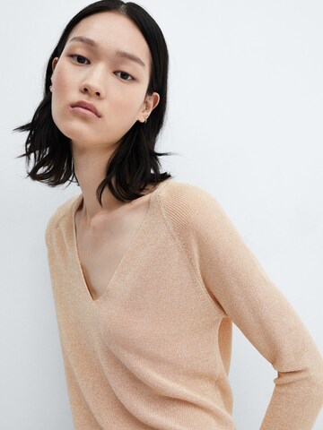 MANGO Pullover 'Kling' i beige