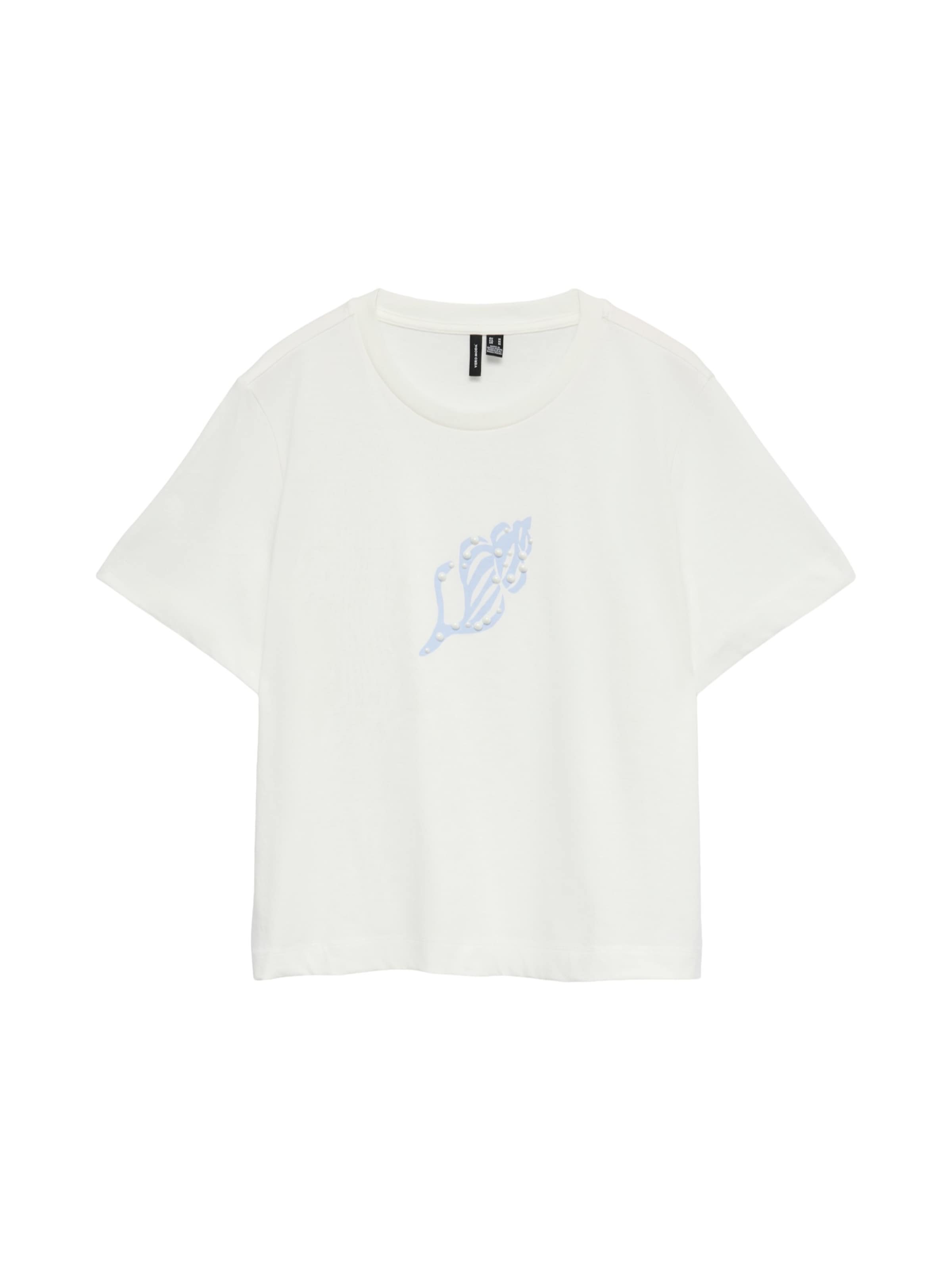 VERO MODA Shirt 'VMPALMA METTE' in White: front