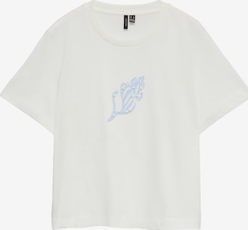 VERO MODA - Camiseta 'VMPALMA METTE' en blanco: frente