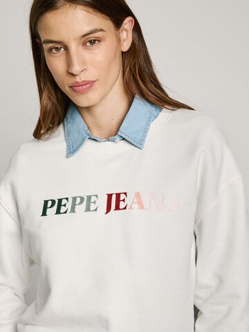 Sweat-shirt 'Reagan' Pepe Jeans en blanc