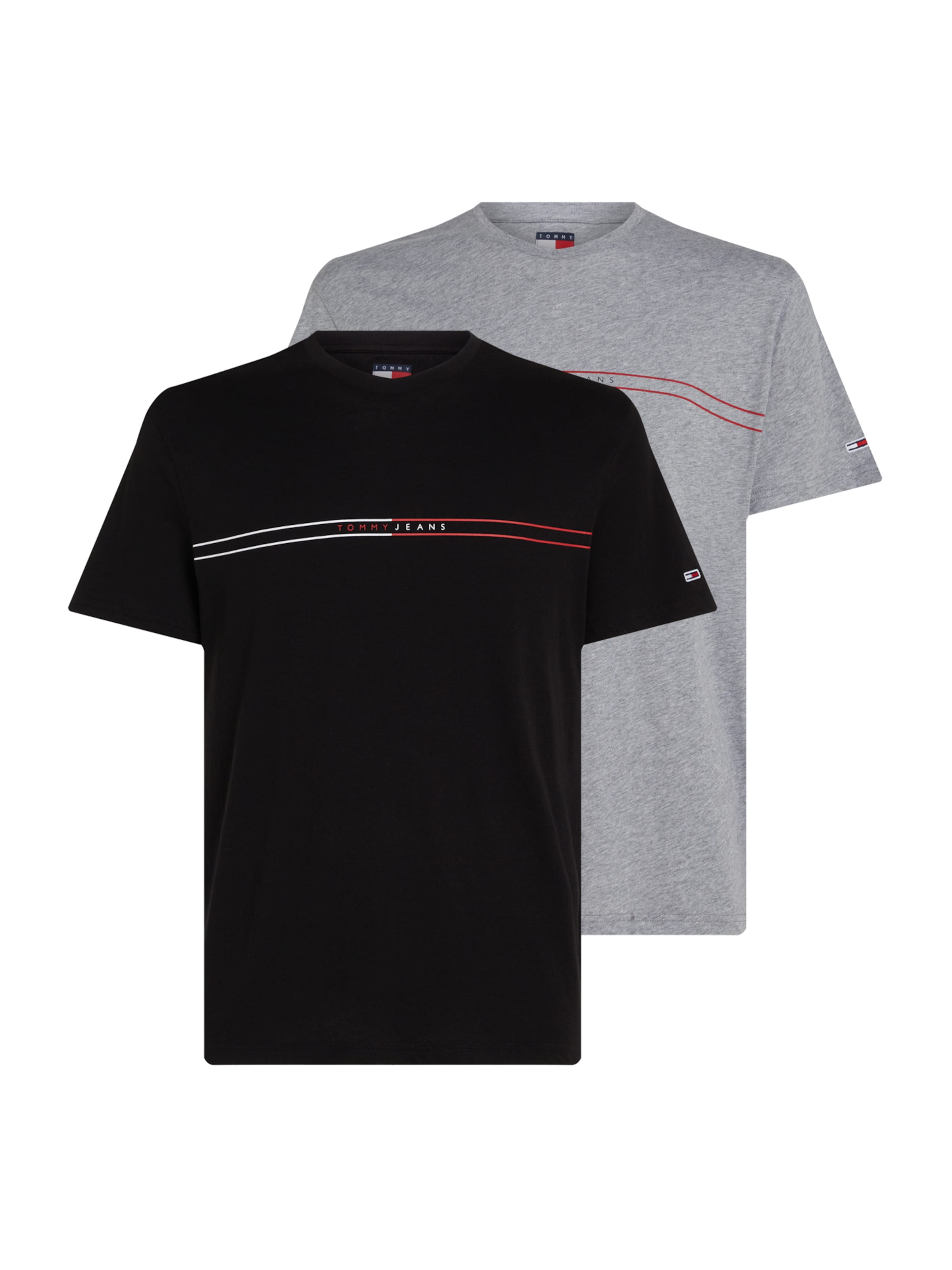 Tommy Jeans Koszulka w kolorze szary: przód