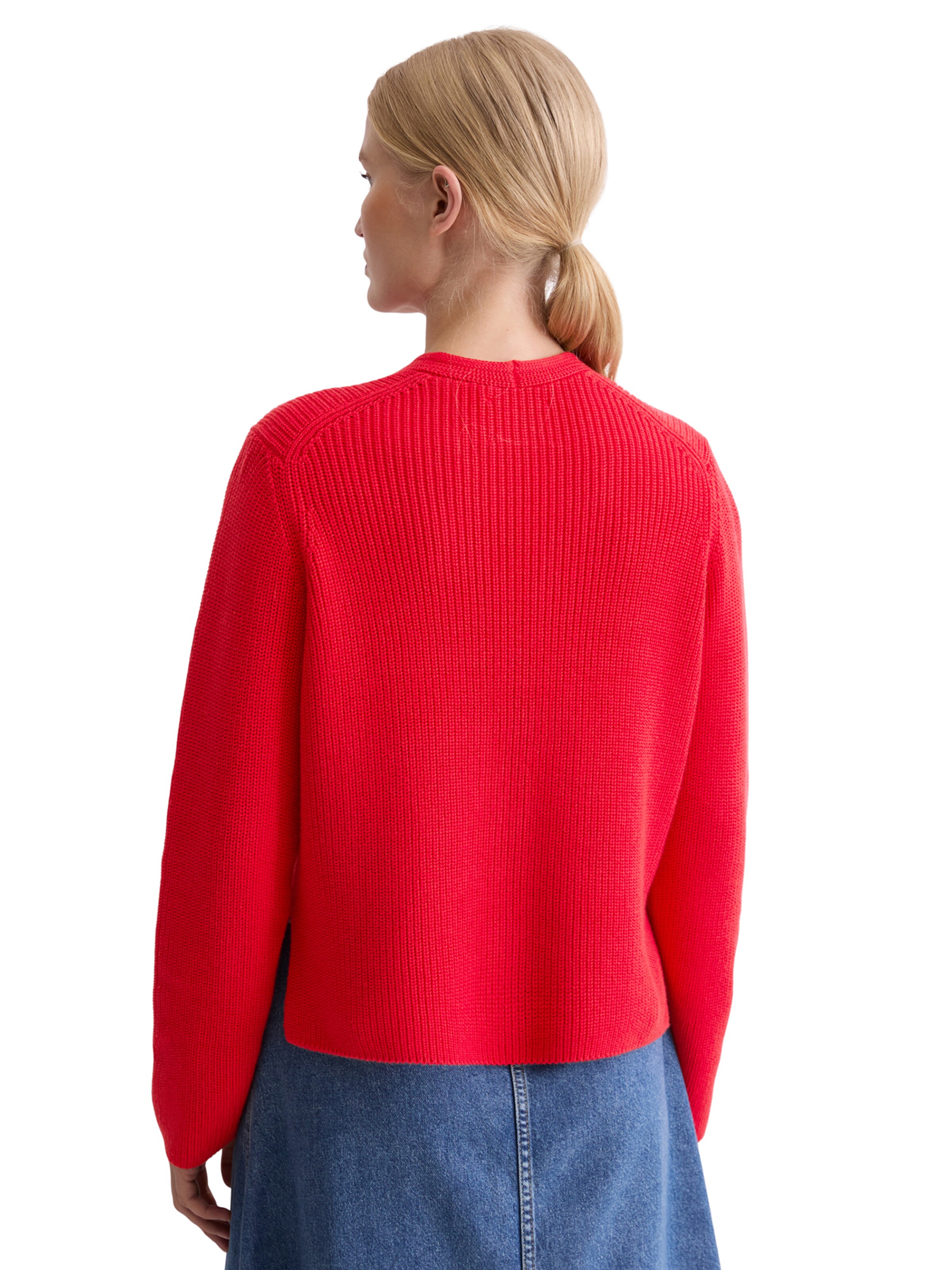 Marc O'Polo Gebreid vest in Rood