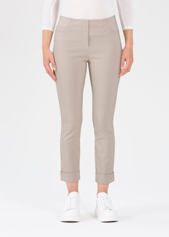 STEHMANN Slimfit Hose 'Igor' in Beige: predná strana