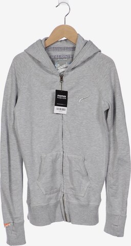 Superdry Sweatshirt & Zip-Up Hoodie in S in Grey: front