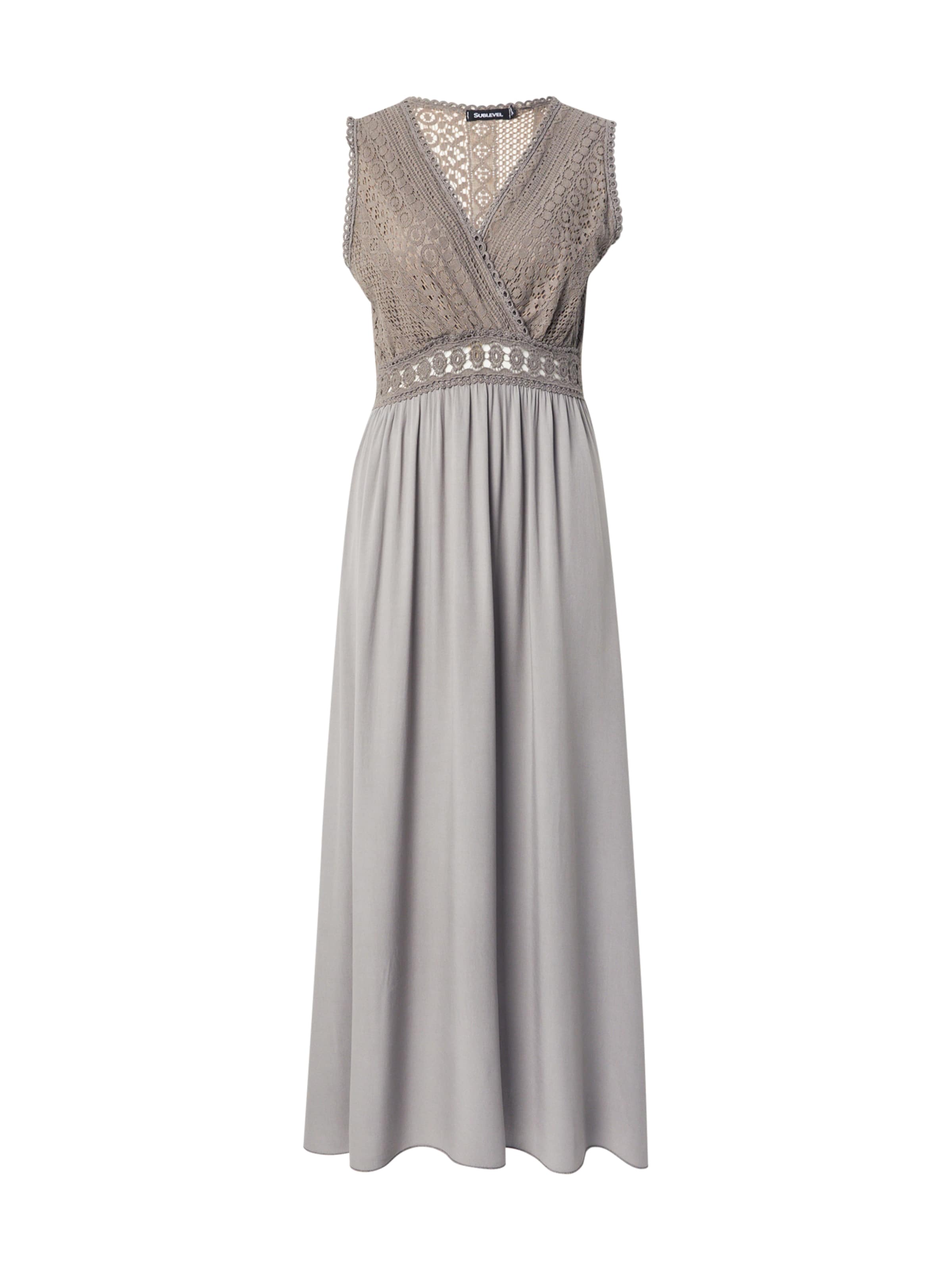 Sublevel - Vestido en gris: frente