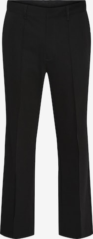 IIQUAL Свободный крой Плиссированные брюки 'BOB' в Черный: спереди