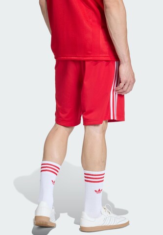 raudona ADIDAS ORIGINALS Laisvas Kelnės 'Firebird'