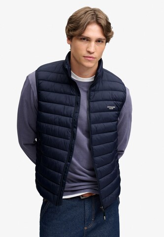 Superdry & Co Brezrokavnik 'FUJI LITE' | modra barva: sprednja stran