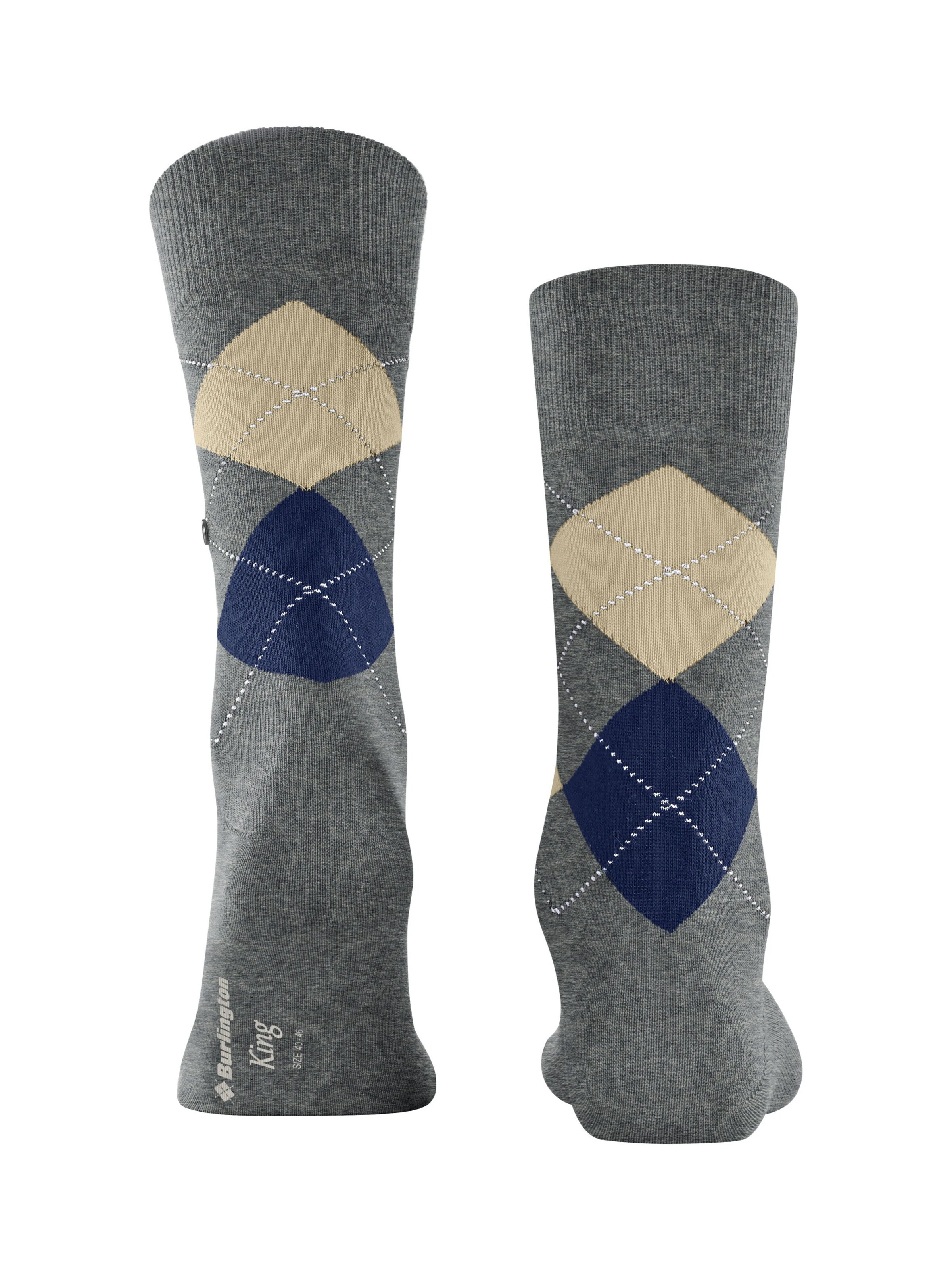 BURLINGTON Socks 'King' in Grey