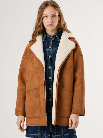 Pepe Jeans Winter Coat 'TERESA' in Beige: front
