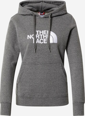 Sweat-shirt 'Drew Peak' THE NORTH FACE en gris : devant