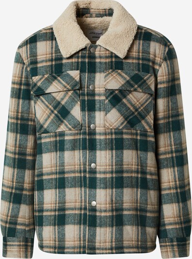 DAN FOX APPAREL Prehodna jakna 'Brian' | bež / rjava / zelena barva, Prikaz izdelka