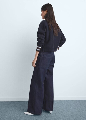 MANGO Loosefit Jeans 'Maya' in Blau