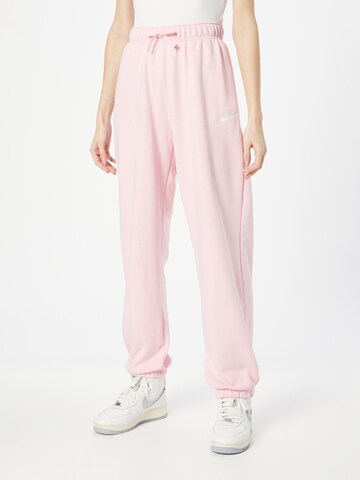 Loosefit Pantalon Nike Sportswear en rose : devant