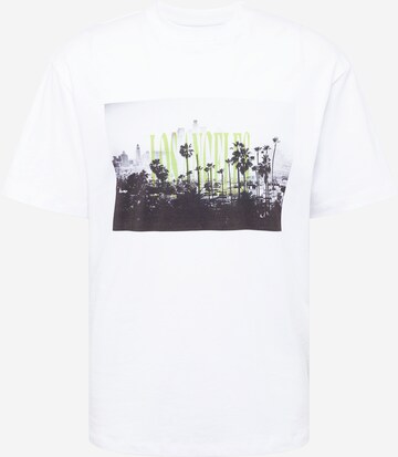 T-Shirt TOPMAN en blanc : devant