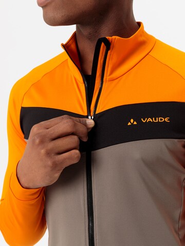 VAUDE Sports sweat jacket 'Posta' in Orange