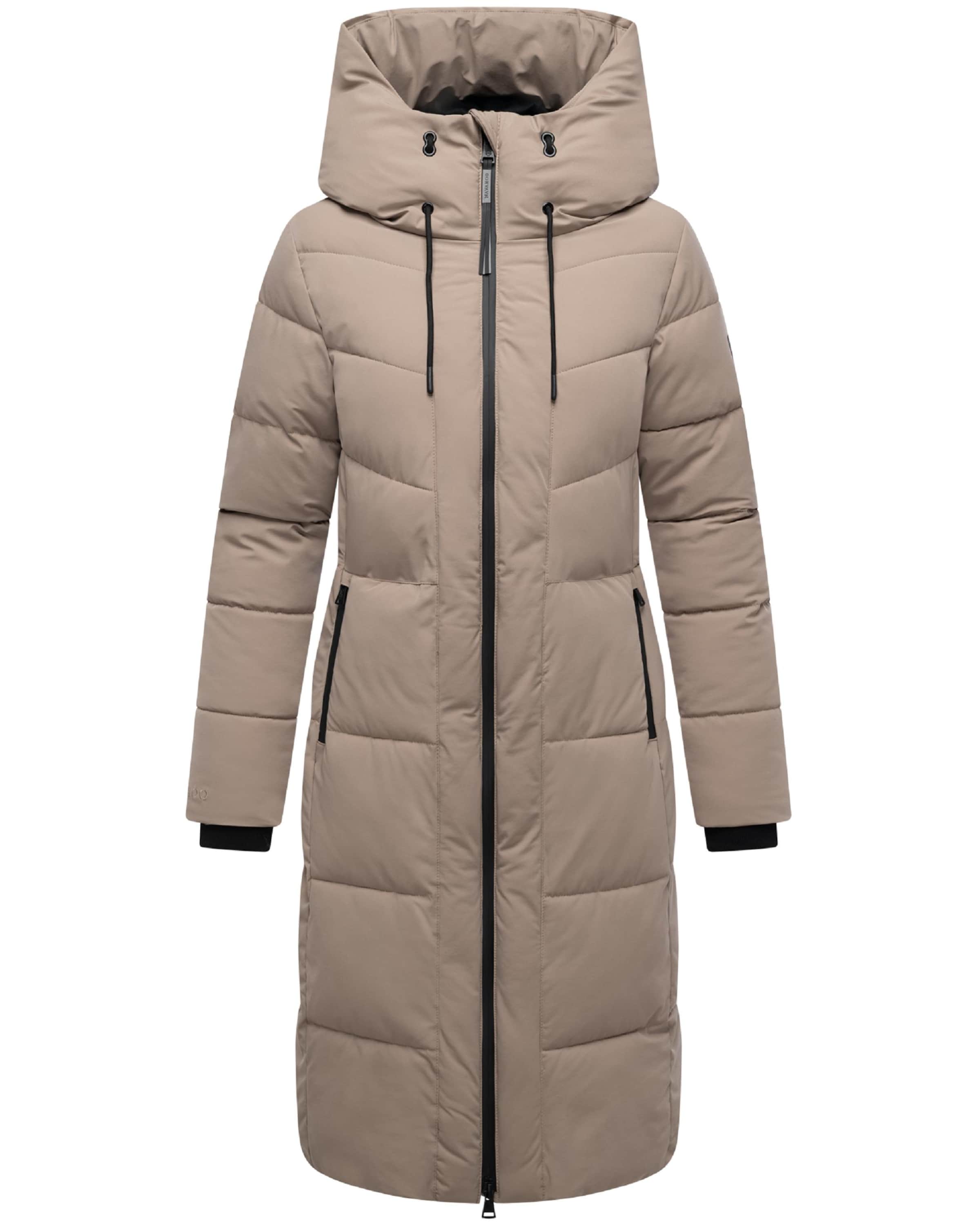 NAVAHOO Mantel 'Schokokuss XIV' in Braun: Vorderseite