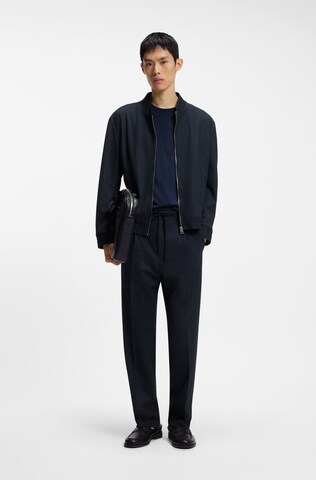 HUGO Strickjacke ' Ukashi261X-H' in Blau