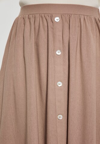 usha WHITE LABEL - Falda en beige