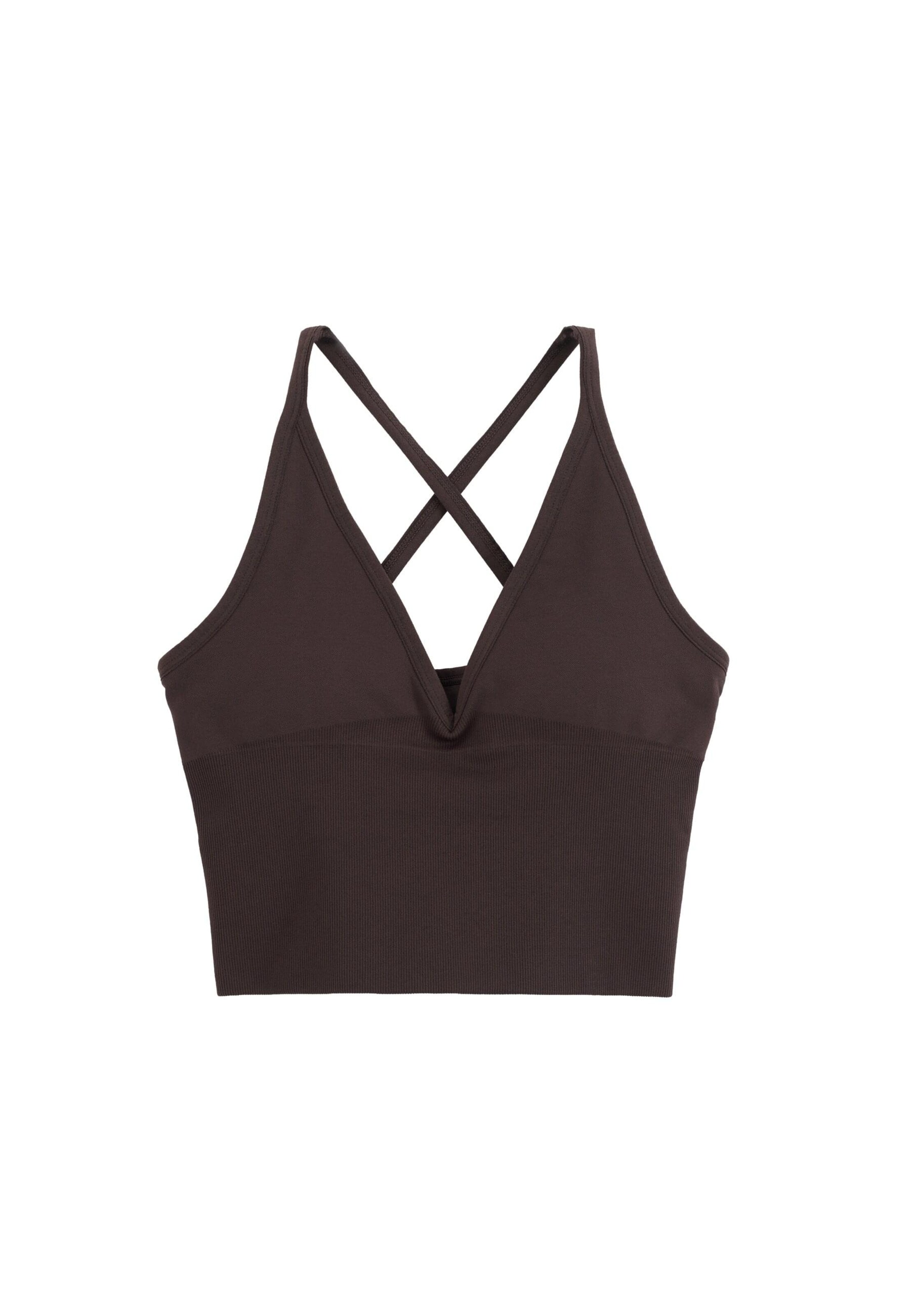 Reggiseno sportivo Aim'n di colore marrone, Visualizzazione prodotti