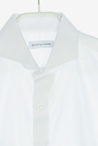 SHIRT BY HAND Button Up Shirt in M-L in White