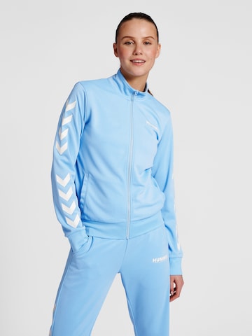 Hummel Sportsweatjacke 'Legacy' in Blau: predná strana