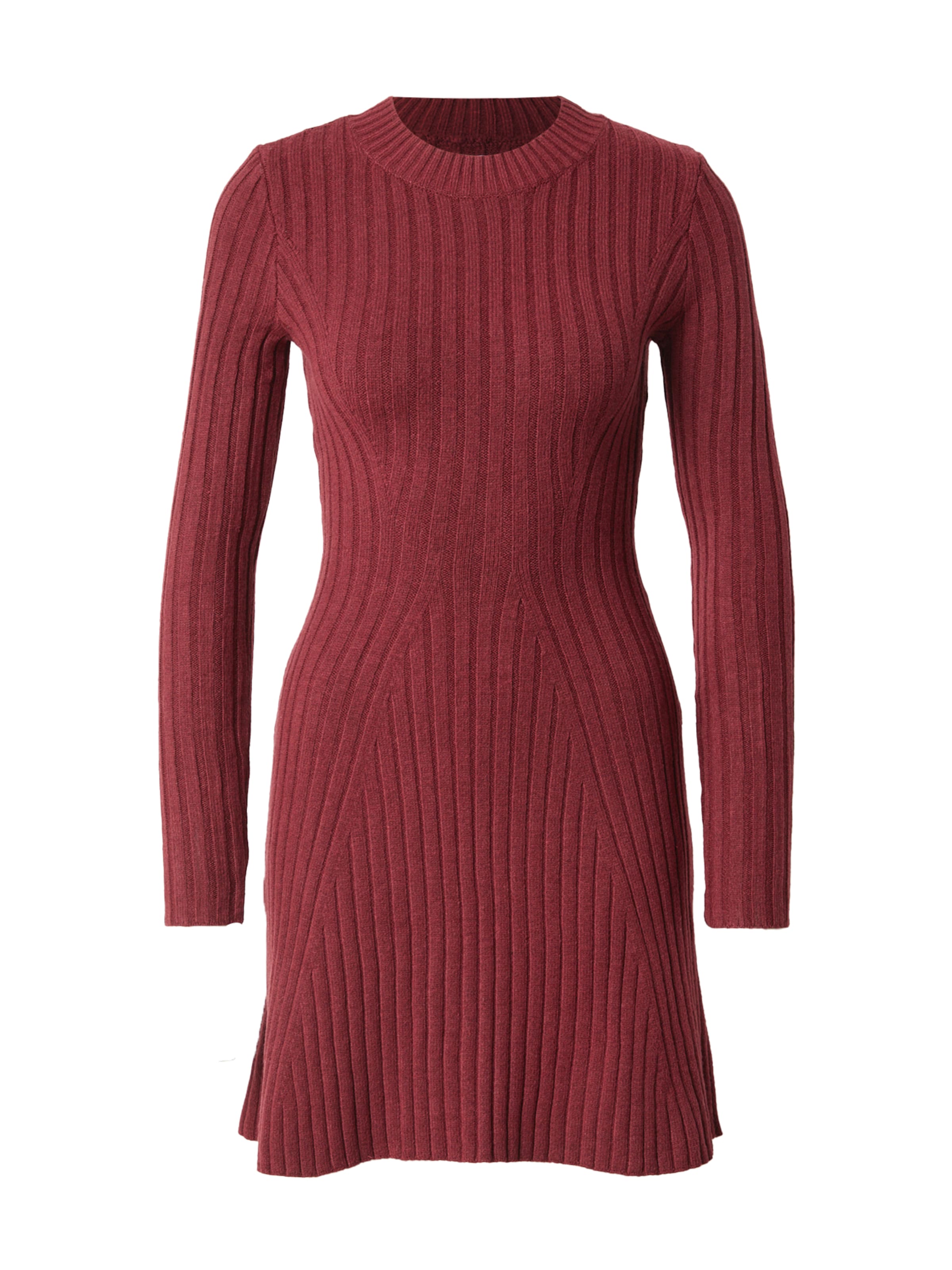 HOLLISTER Knit dress in Red: front