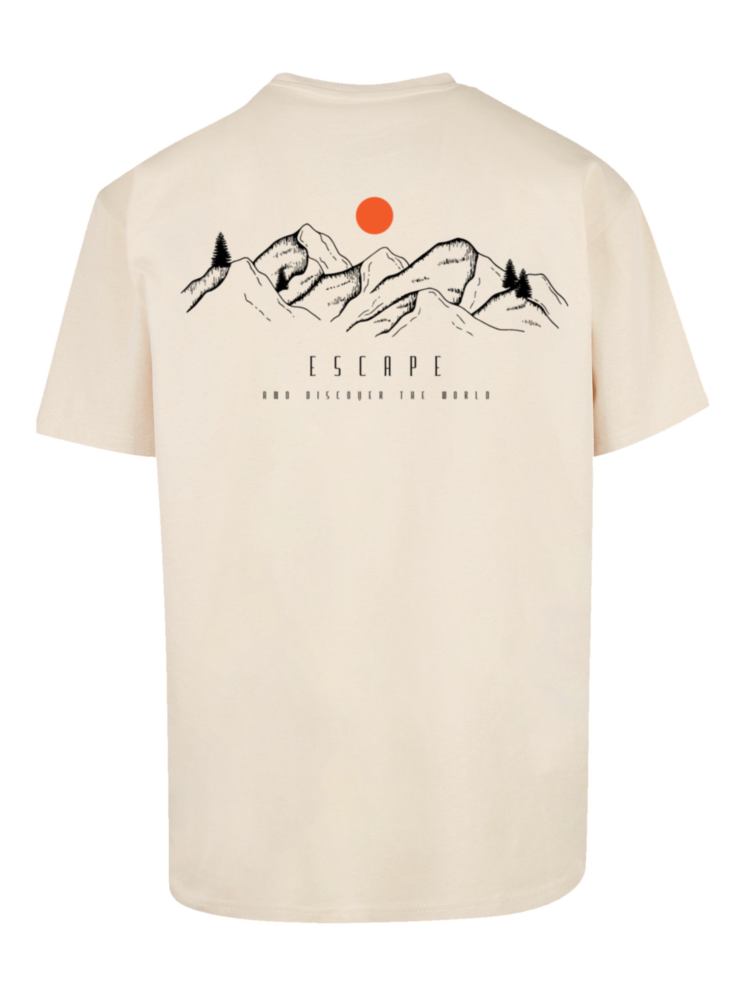 F4NT4STIC Shirt 'Discover the world' in Beige