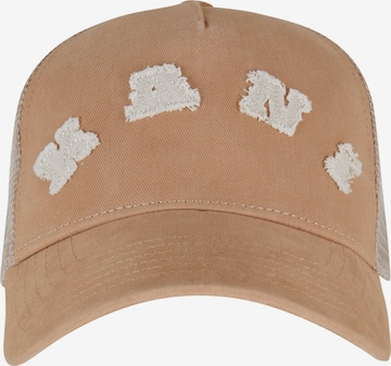 Cappello da baseball di Karl Kani in beige: frontale