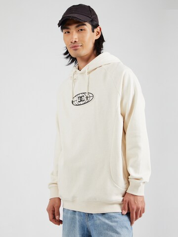 DC Shoes Sweatshirt in Weiß: Vorderseite