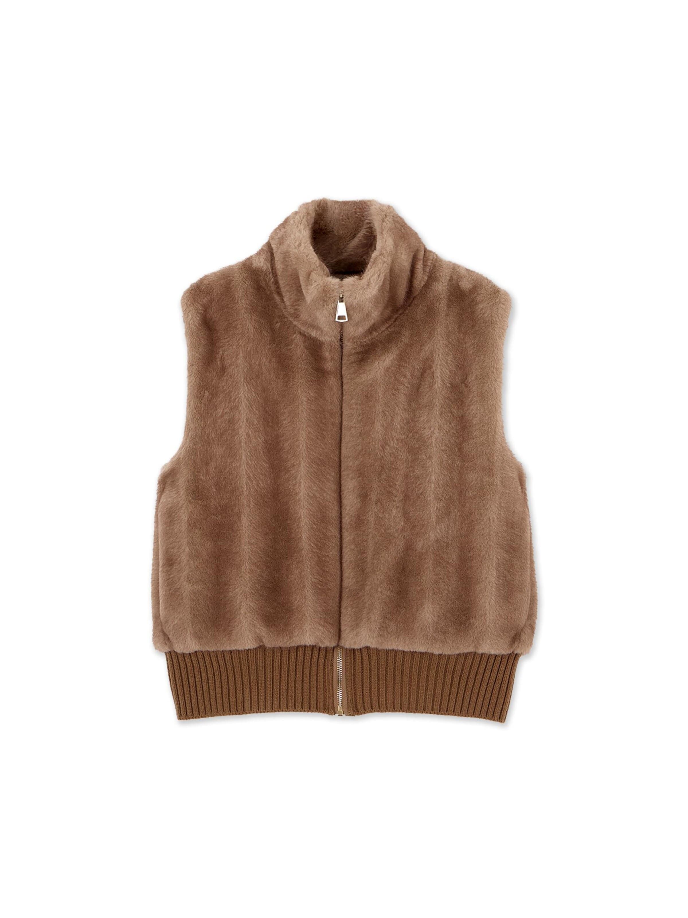 oltre Vest in Beige: front