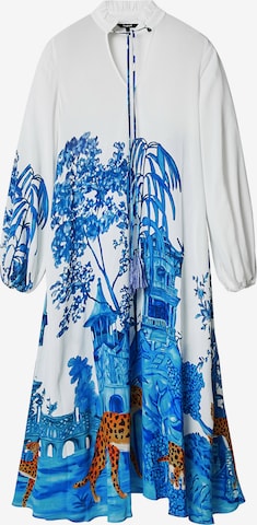 Desigual Shirt Dress 'Kentia' in White: front