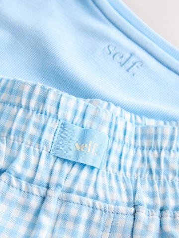 Shorty di self. in blu