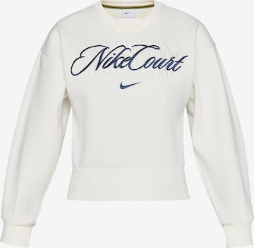 NIKE Sportief sweatshirt 'CRT' in Wit: voorkant
