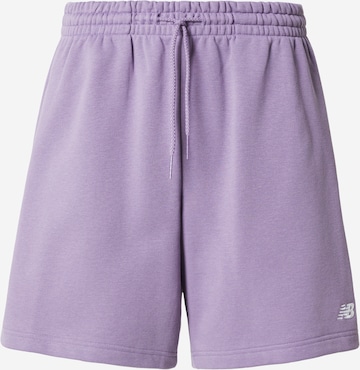 new balance Trousers 'Essentials' in Purple: front