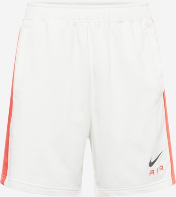 Pantalon 'AIR' Nike Sportswear en blanc : devant