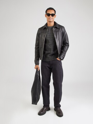 INDICODE JEANS Tröja 'Gro' i svart
