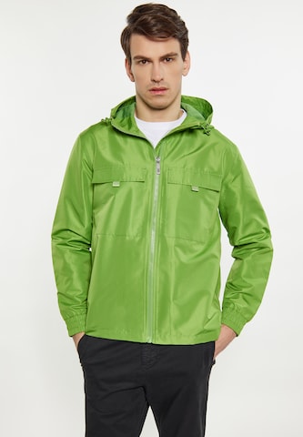 Mo ATHLSR Between-Season Jacket in Green: front