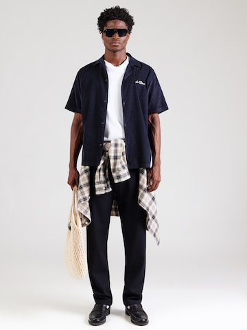 Les Deux Comfort fit Overhemd in Blauw