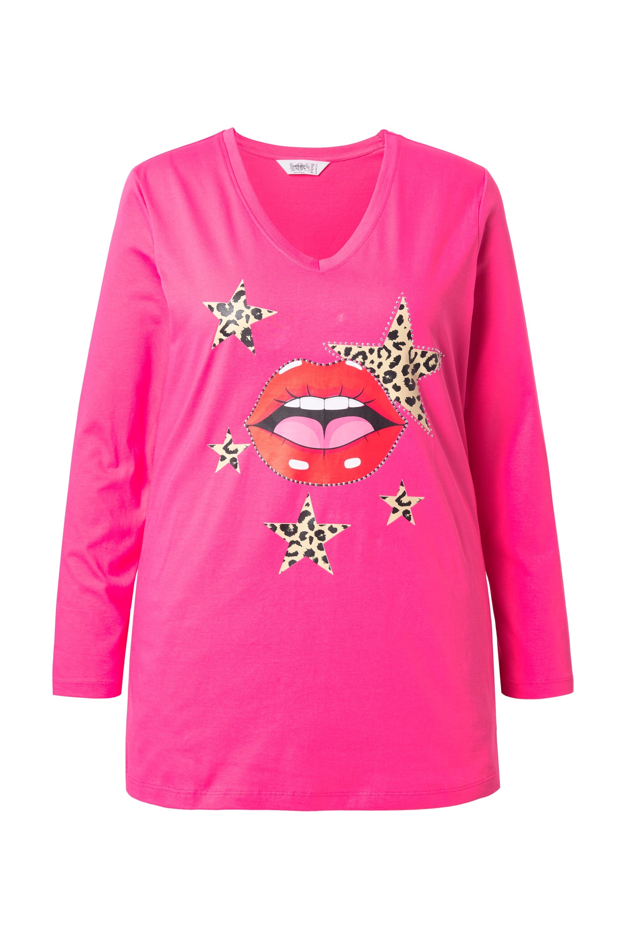 T-shirt Angel of Style en rose : devant