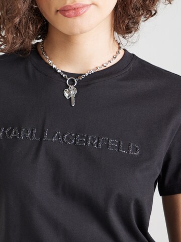 Karl Lagerfeld Футболка 'COMMERCIAL' в Черный