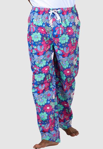 Pantalon de pyjama Lousy Livin en bleu : devant