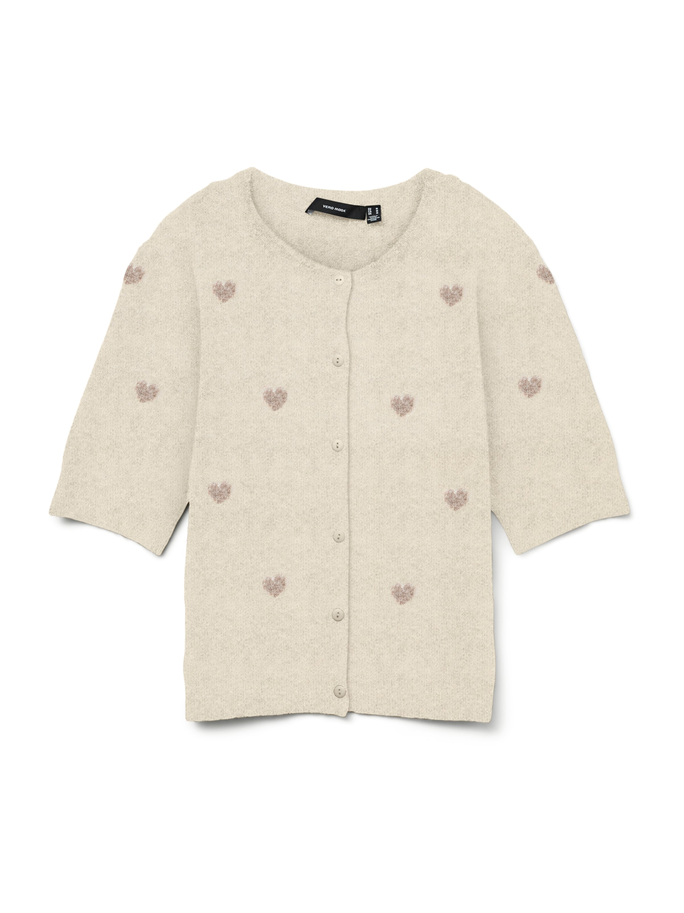 Geacă tricotată 'VMDOFFY' de la VERO MODA pe bej: față