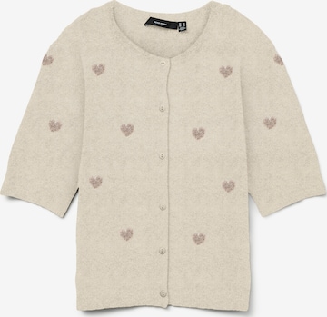 Geacă tricotată 'VMDOFFY' de la VERO MODA pe bej: față