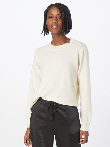 Pull-over 'Janita' PIECES en beige : devant