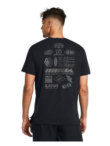 UNDER ARMOUR Funktionsshirt 'Launch' in Schwarz: Vorderseite